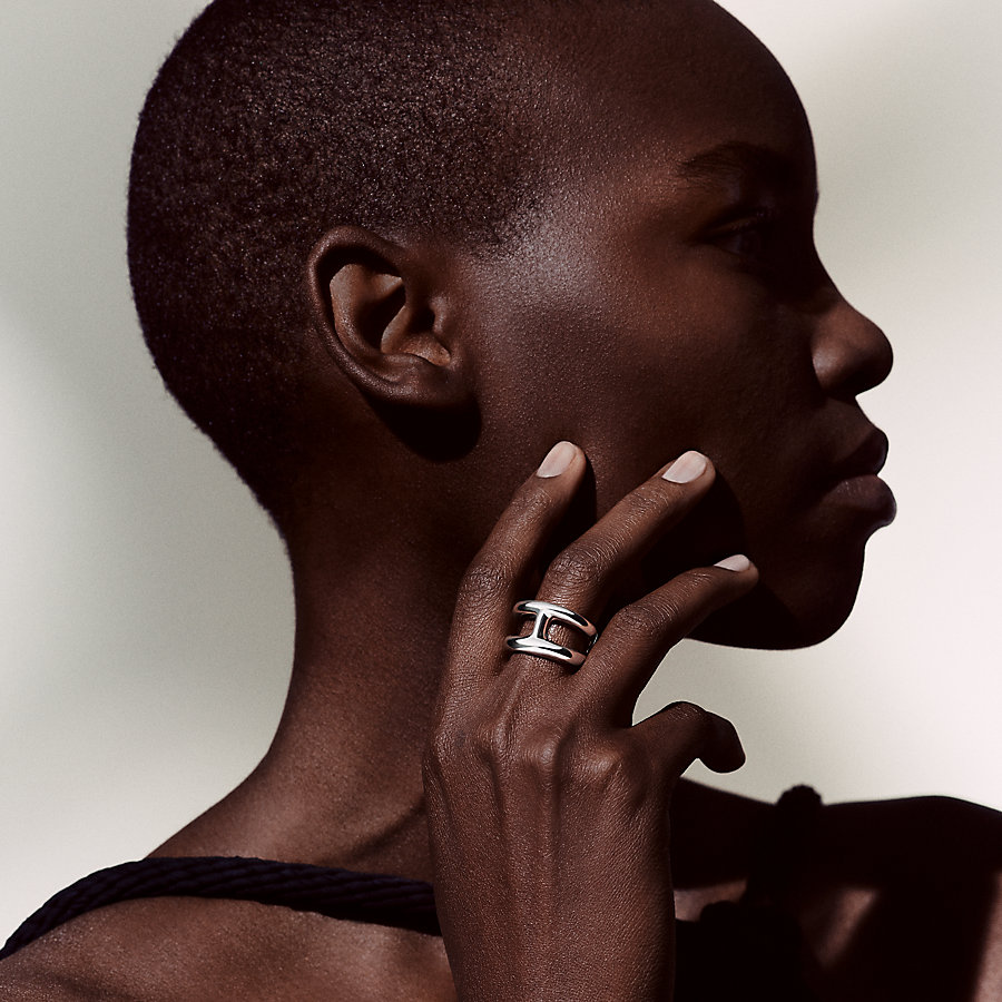 【大人気◎】HERMES PM Bague Osmose, grand modele Osmose ring, large model | Hermès USA